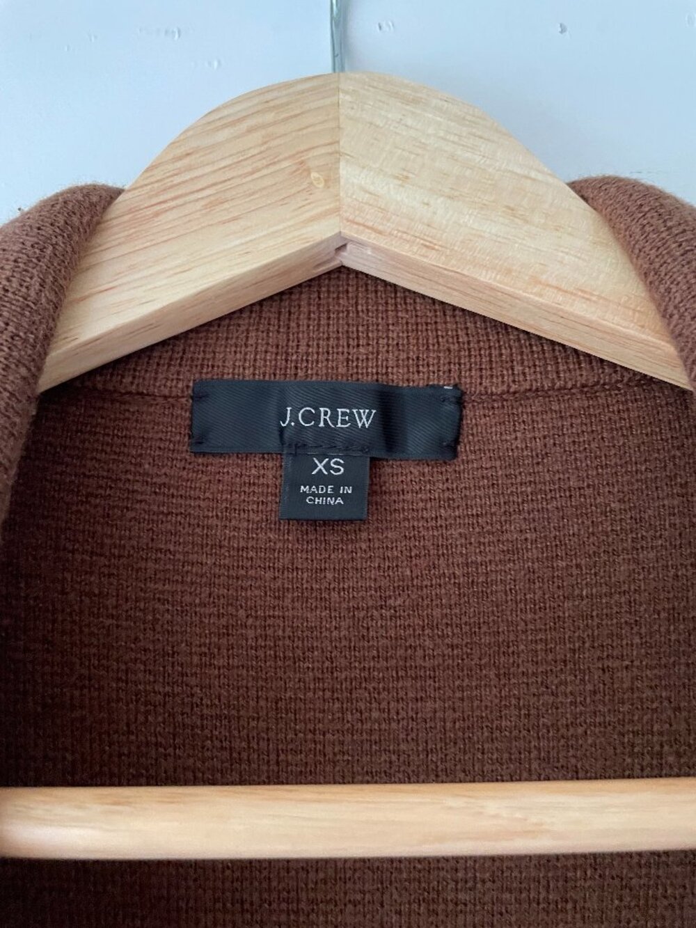 J Crew Ella Open-Front Long Sweater-Blazer, Extra Small